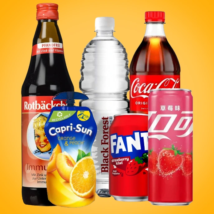Getränke im ComyShop – Wasser, Softdrinks und Säfte